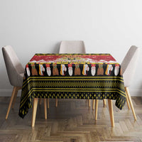 Belgium Christmas Tablecloth Coat Of Arms Vrolijk Kerstfeest - Wonder Print Shop