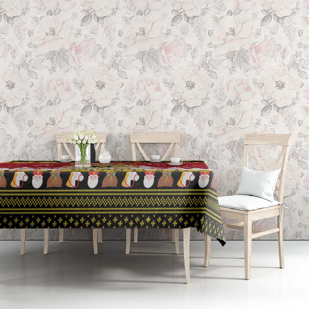 Belgium Christmas Tablecloth Coat Of Arms Vrolijk Kerstfeest - Wonder Print Shop