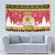 Belgium Christmas Tapestry Coat Of Arms Vrolijk Kerstfeest - Wonder Print Shop