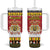 Belgium Christmas Tumbler With Handle Coat Of Arms Vrolijk Kerstfeest - Wonder Print Shop
