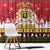 Belgium Christmas Window Curtain Coat Of Arms Vrolijk Kerstfeest - Wonder Print Shop