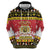 Belgium Christmas Zip Hoodie Coat Of Arms Vrolijk Kerstfeest - Wonder Print Shop