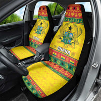 Ghana Christmas Car Seat Cover Coat Of Arms Afishapa - Wonder Print Shop