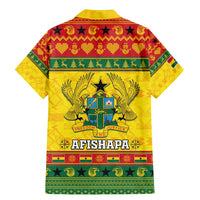 Ghana Christmas Family Matching Mermaid Dress and Hawaiian Shirt Coat Of Arms Afishapa - Wonder Print Shop