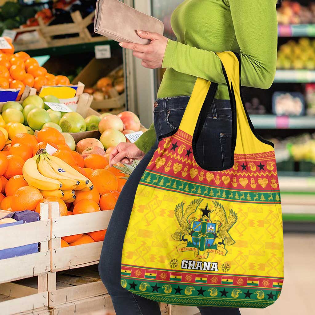 Ghana Christmas Grocery Bag Coat Of Arms Afishapa