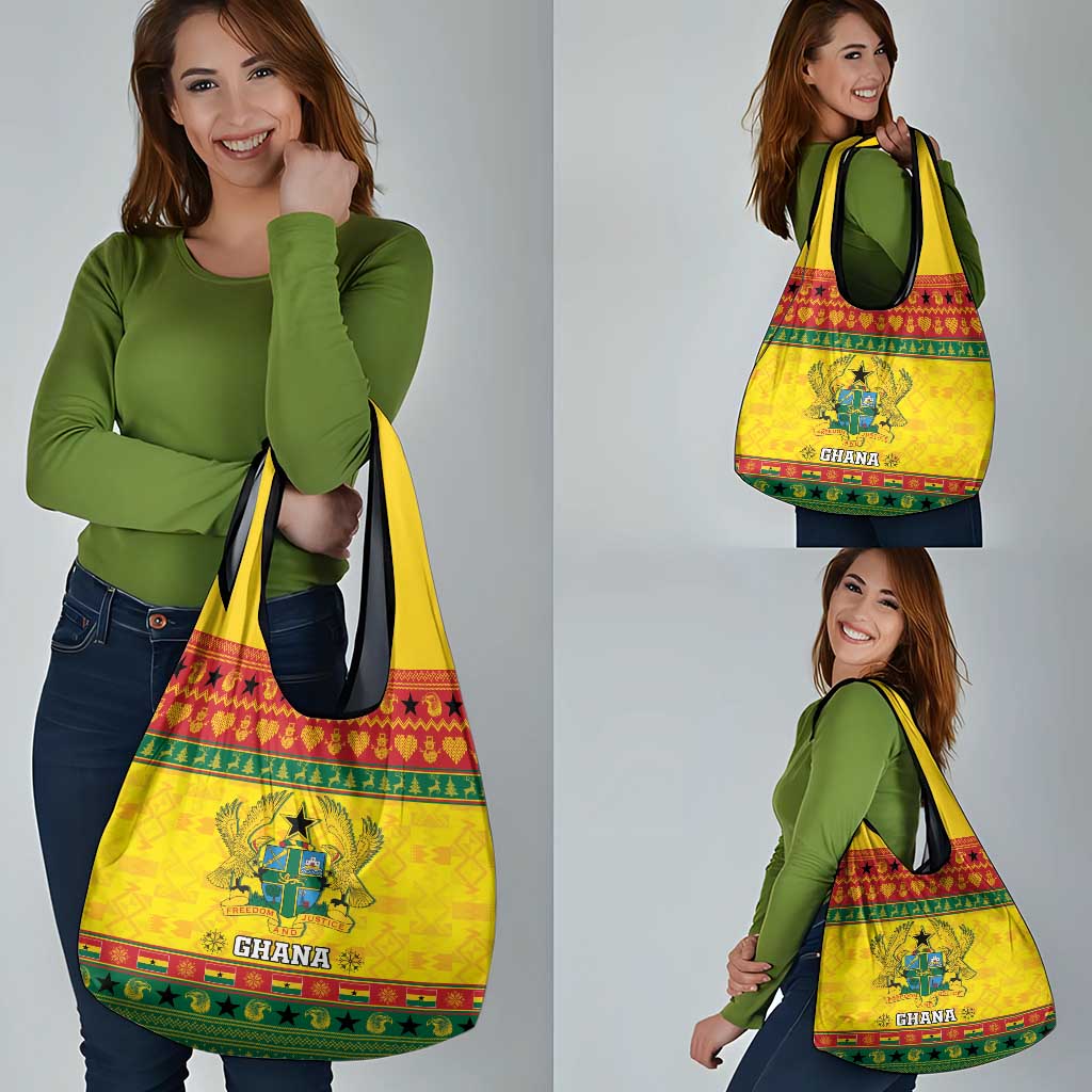 Ghana Christmas Grocery Bag Coat Of Arms Afishapa