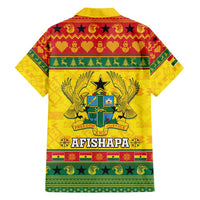 Ghana Christmas Hawaiian Shirt Coat Of Arms Afishapa - Wonder Print Shop