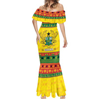 Ghana Christmas Mermaid Dress Coat Of Arms Afishapa - Wonder Print Shop