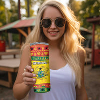 Ghana Christmas Skinny Tumbler Coat Of Arms Afishapa - Wonder Print Shop