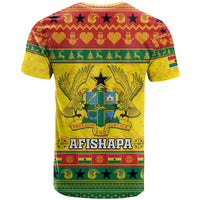 Ghana Christmas T Shirt Coat Of Arms Afishapa - Wonder Print Shop