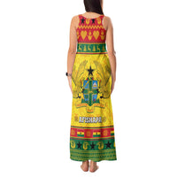Ghana Christmas Tank Maxi Dress Coat Of Arms Afishapa - Wonder Print Shop