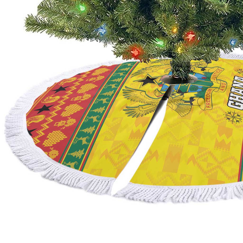 Ghana Christmas Tree Skirt Coat Of Arms Afishapa - Wonder Print Shop