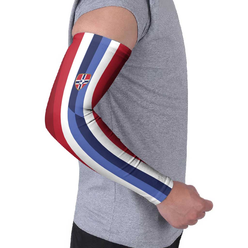Custom Norway Football 2026 Arm Sleeves Road To Champions - Wonder Print Shop
