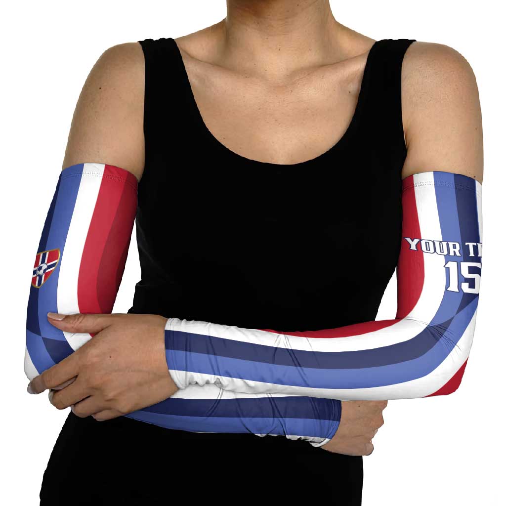 Custom Norway Football 2026 Arm Sleeves Road To Champions - Wonder Print Shop