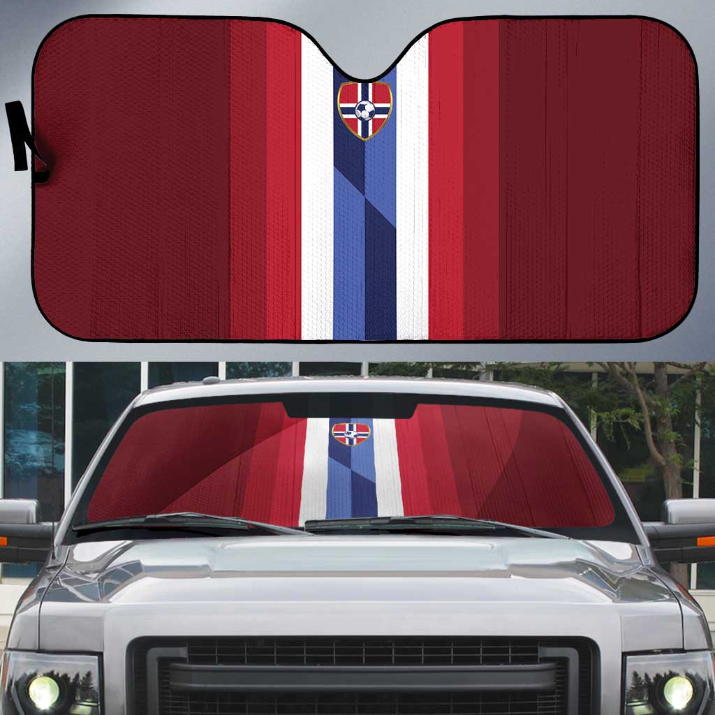 Norway Football 2026 Auto Sun Shade Road To Champions - Wonder Print Shop