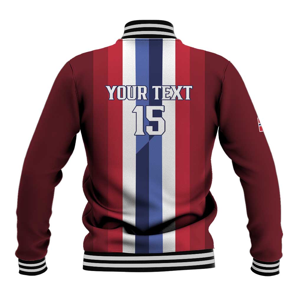 Custom Norway Football 2026 Baseball Jacket Road To Champions - Wonder Print Shop
