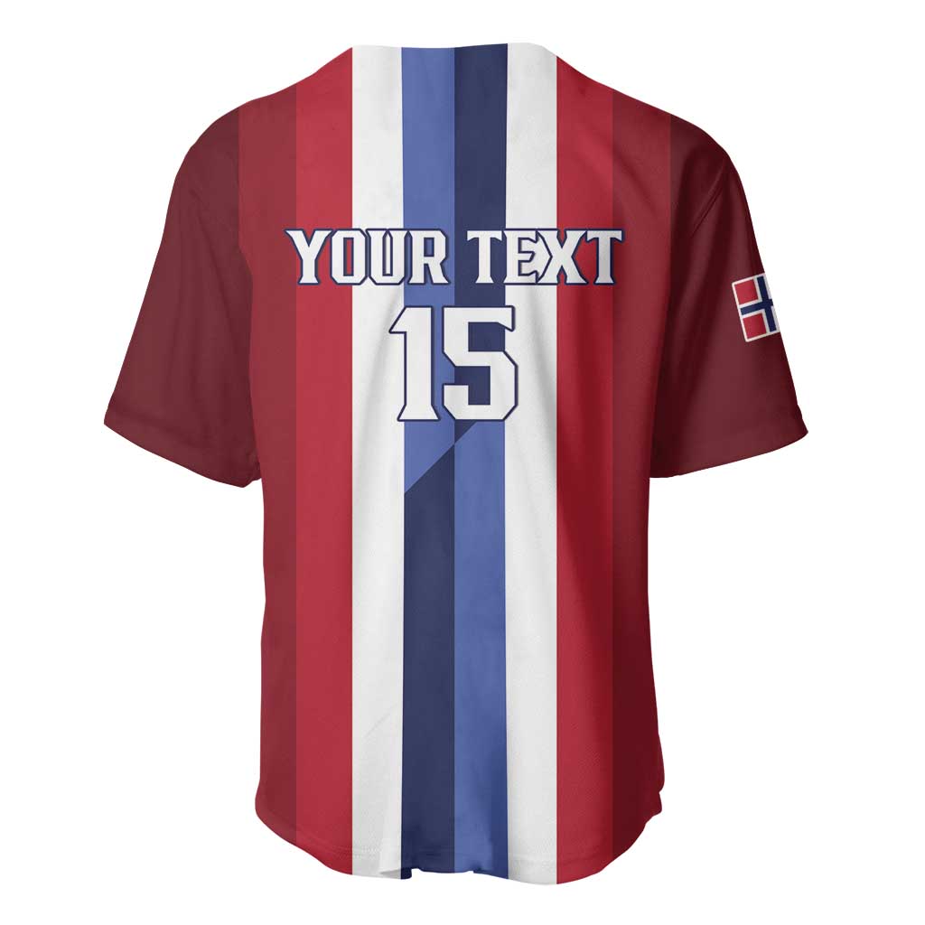 Custom Norway Football 2026 Baseball Jersey Road To Champions - Wonder Print Shop