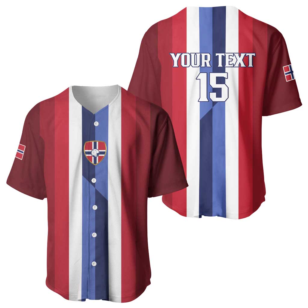 Custom Norway Football 2026 Baseball Jersey Road To Champions - Wonder Print Shop