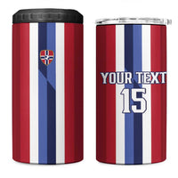 Custom Norway Football 2026 4 in 1 Can Cooler Tumbler Road To Champions - Wonder Print Shop