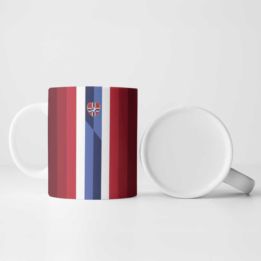Custom Norway Football 2026 Ceramic Mug Road To Champions - Wonder Print Shop