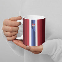 Custom Norway Football 2026 Ceramic Mug Road To Champions - Wonder Print Shop