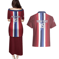 Custom Norway Football 2026 Couples Matching Puletasi and Hawaiian Shirt Road To Champions - Wonder Print Shop