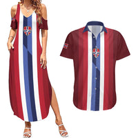 Custom Norway Football 2026 Couples Matching Summer Maxi Dress and Hawaiian Shirt Road To Champions - Wonder Print Shop