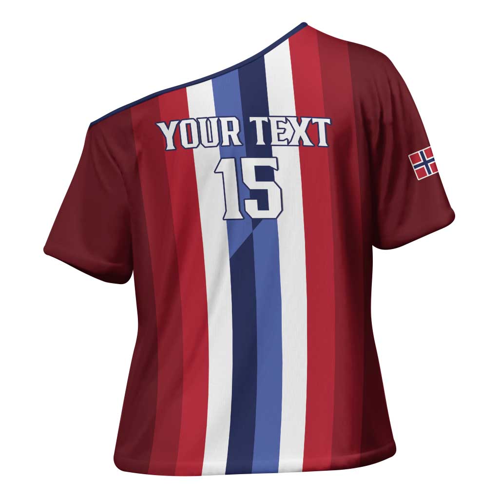 Custom Norway Football 2026 Cross Shoulder Shirt Road To Champions - Wonder Print Shop