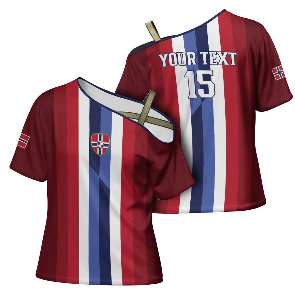 Custom Norway Football 2026 Cross Shoulder Shirt Road To Champions - Wonder Print Shop
