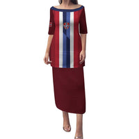 Custom Norway Football 2026 Family Matching Puletasi and Hawaiian Shirt Road To Champions - Wonder Print Shop