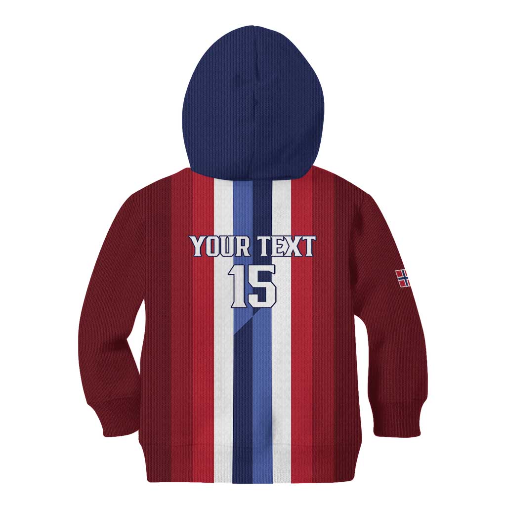 Custom Norway Football 2026 Kid Hoodie Road To Champions - Wonder Print Shop