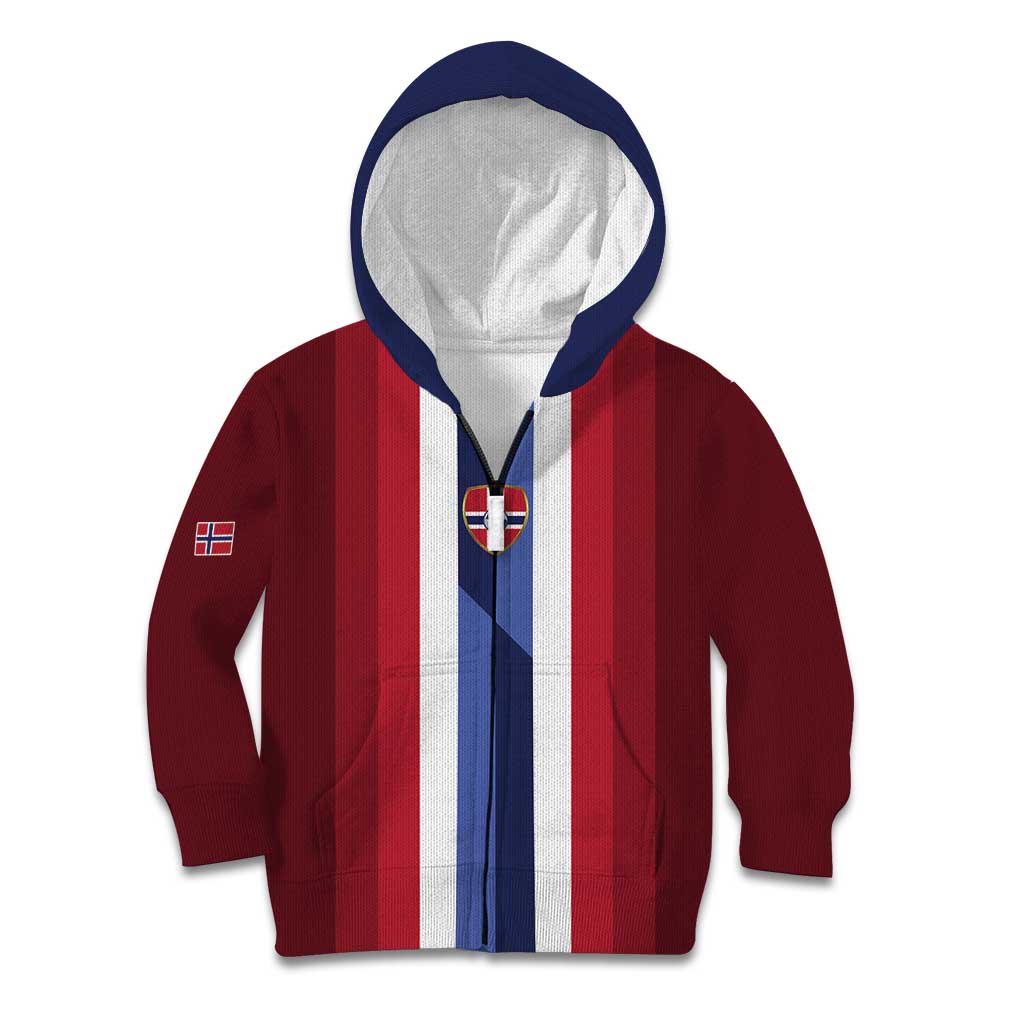 Custom Norway Football 2026 Kid Hoodie Road To Champions - Wonder Print Shop