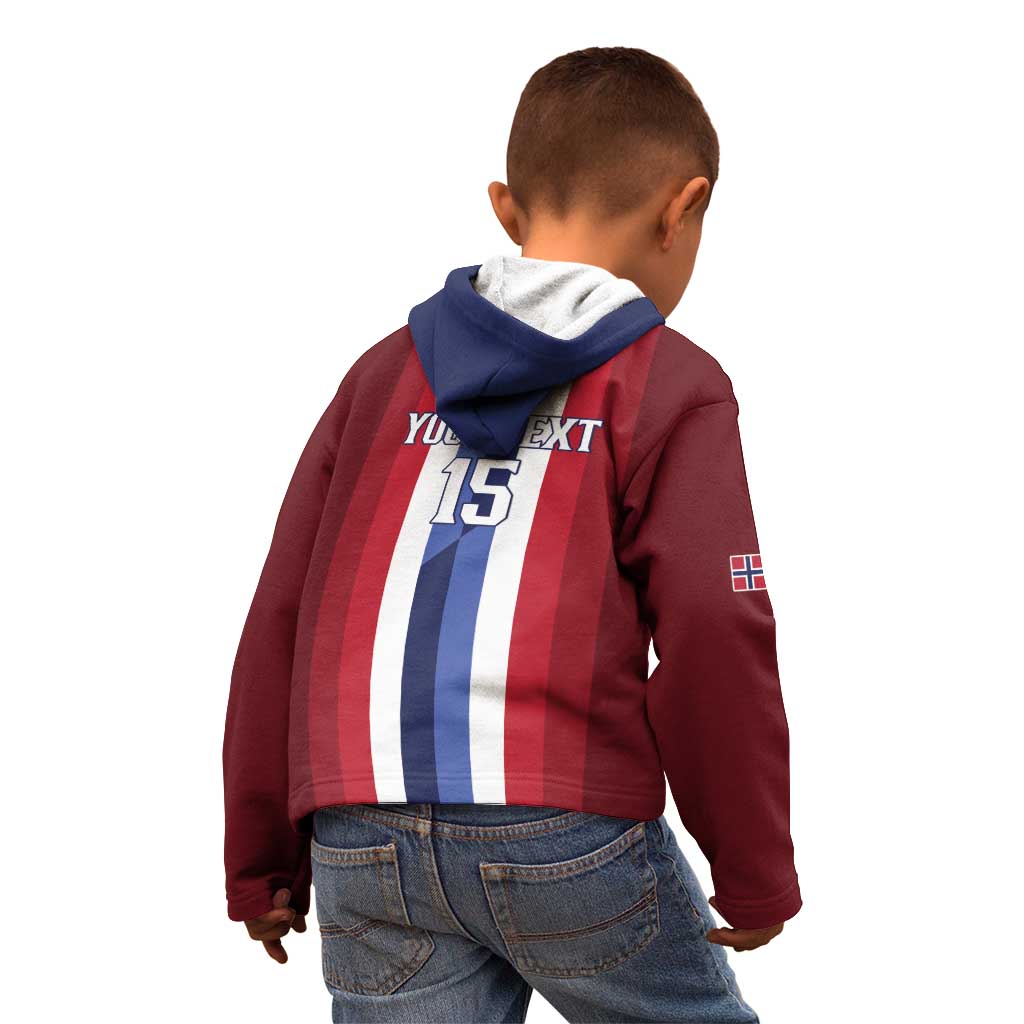 Custom Norway Football 2026 Kid Hoodie Road To Champions - Wonder Print Shop