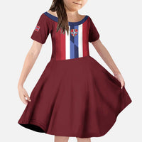 Custom Norway Football 2026 Kid Short Sleeve Dress Road To Champions - Wonder Print Shop