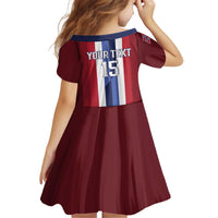 Custom Norway Football 2026 Kid Short Sleeve Dress Road To Champions - Wonder Print Shop