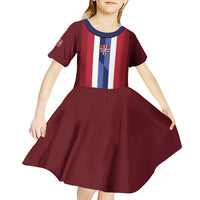 Custom Norway Football 2026 Kid Short Sleeve Dress Road To Champions - Wonder Print Shop