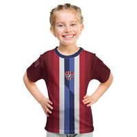 Custom Norway Football 2026 Kid T Shirt Road To Champions - Wonder Print Shop