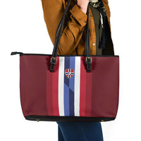 Norway Football 2026 Leather Tote Bag Road To Champions - Wonder Print Shop