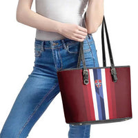 Norway Football 2026 Leather Tote Bag Road To Champions - Wonder Print Shop