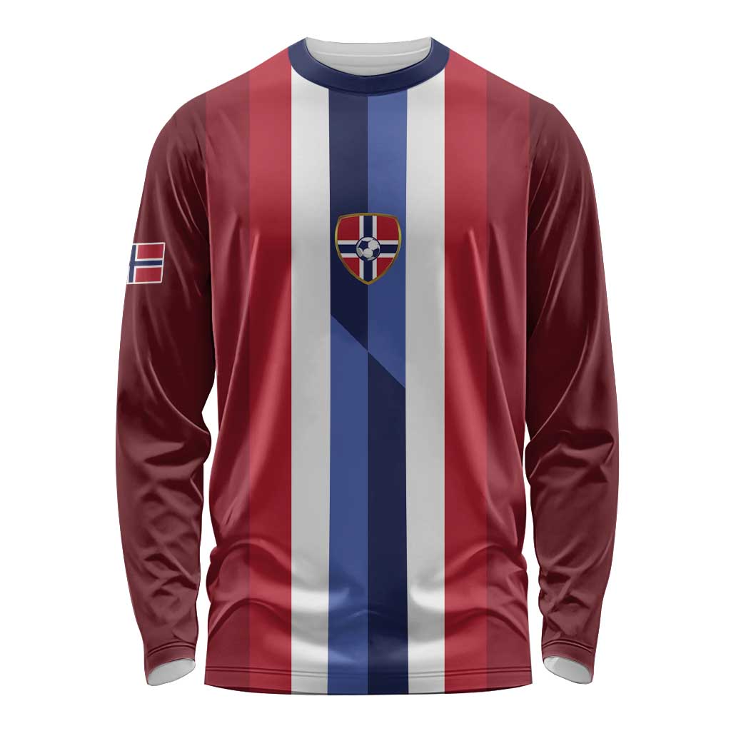 Custom Norway Football 2026 Long Sleeve Shirt Road To Champions - Wonder Print Shop