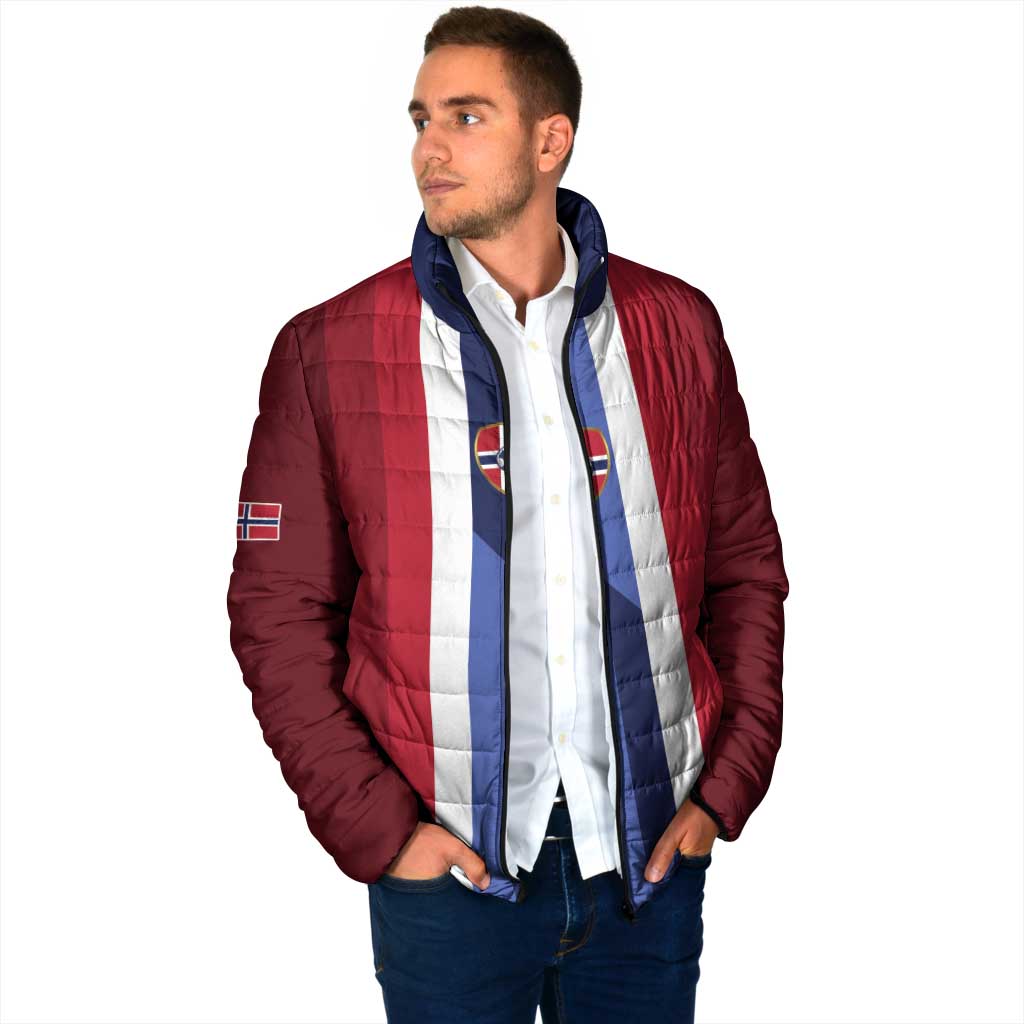 Custom Norway Football 2026 Padded Jacket Road To Champions - Wonder Print Shop