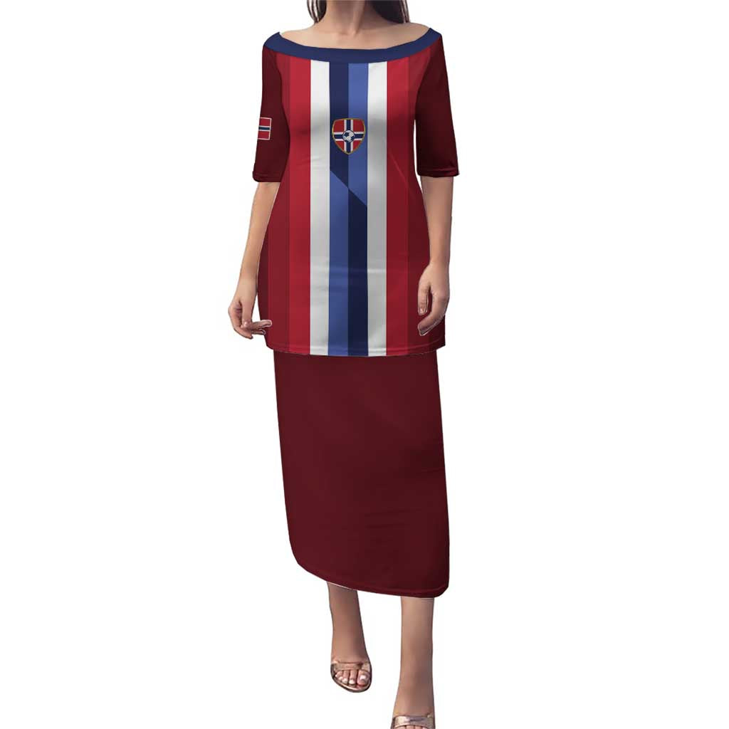 Custom Norway Football 2026 Puletasi Road To Champions - Wonder Print Shop