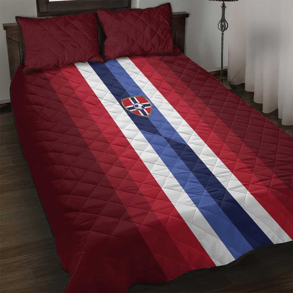 Norway Football 2026 Quilt Bed Set Road To Champions - Wonder Print Shop