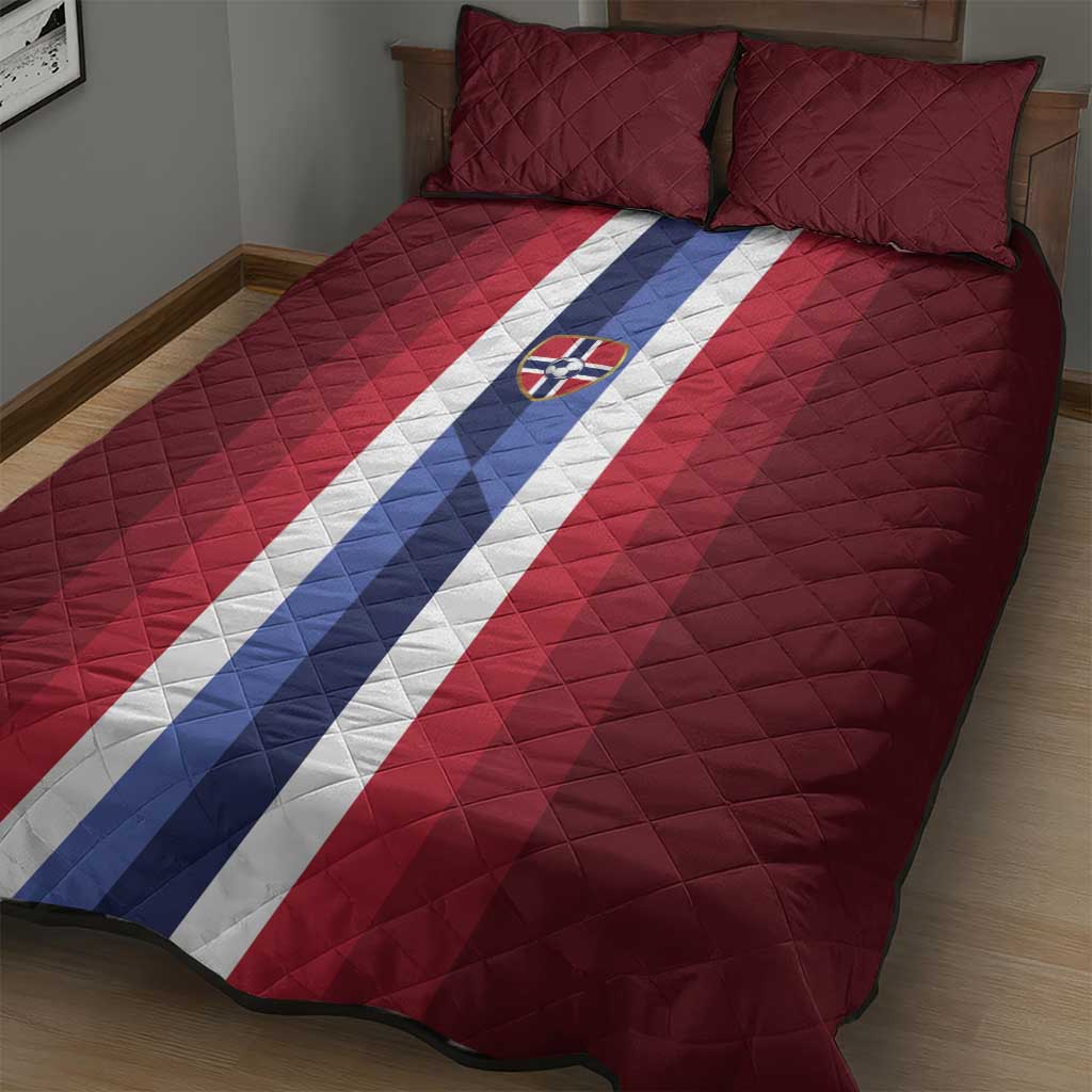 Norway Football 2026 Quilt Bed Set Road To Champions - Wonder Print Shop