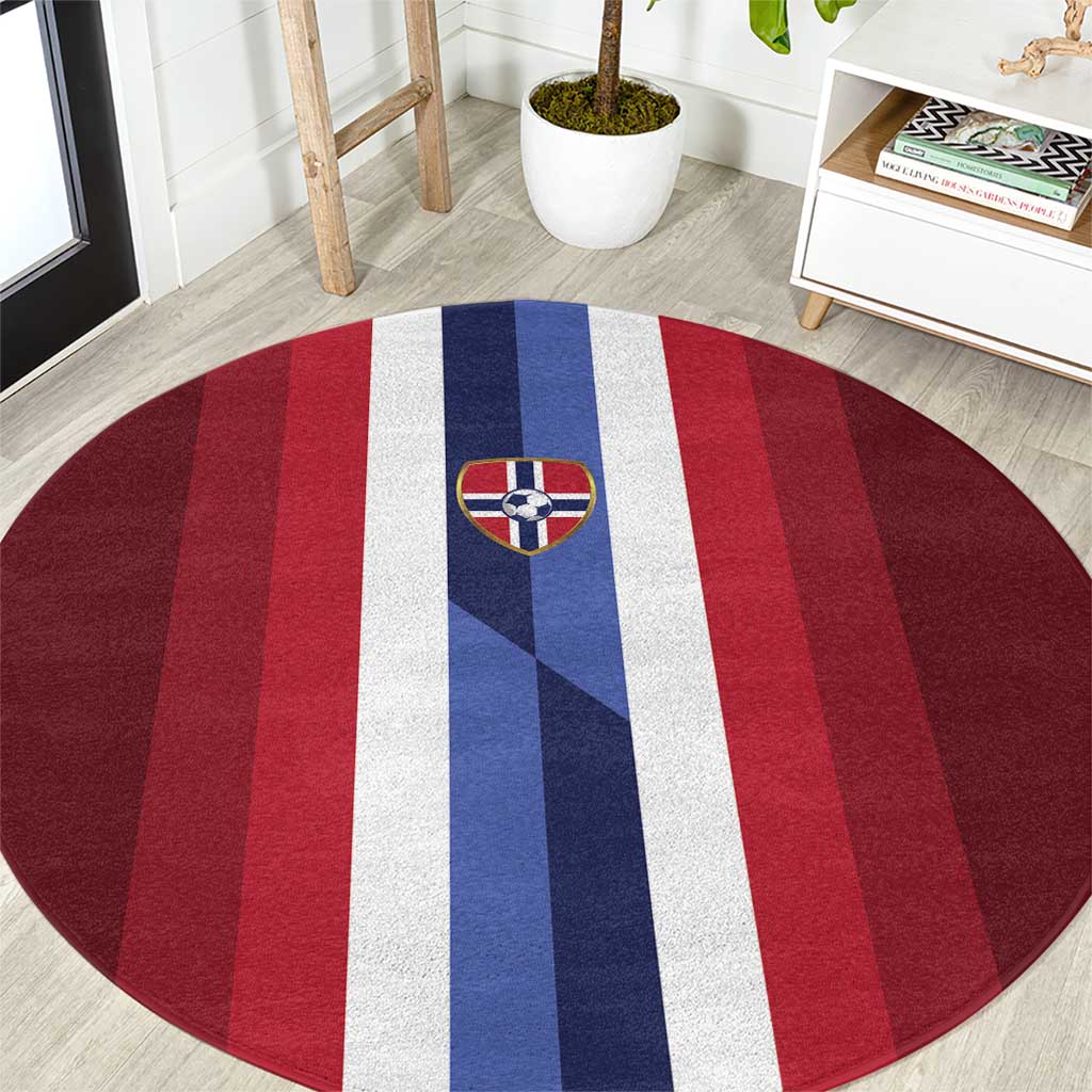 Norway Football 2026 Round Carpet Road To Champions - Wonder Print Shop