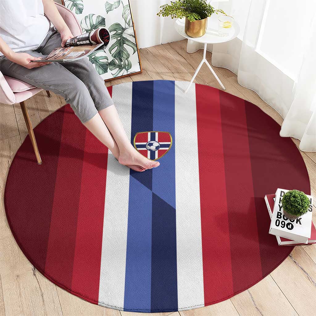Norway Football 2026 Round Carpet Road To Champions - Wonder Print Shop