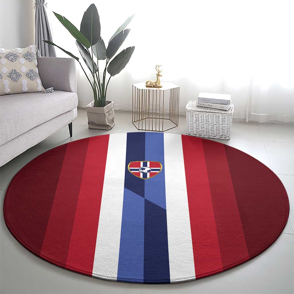 Norway Football 2026 Round Carpet Road To Champions - Wonder Print Shop