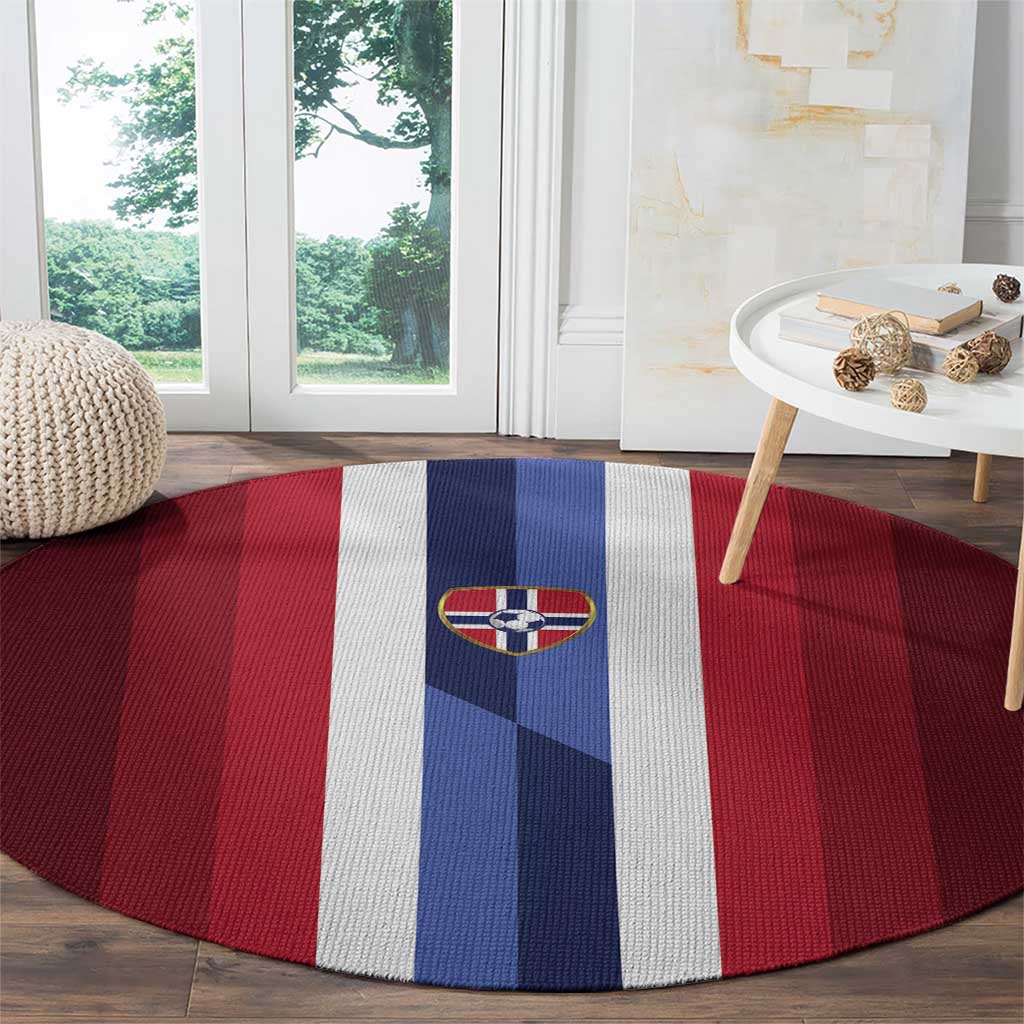 Norway Football 2026 Round Carpet Road To Champions - Wonder Print Shop