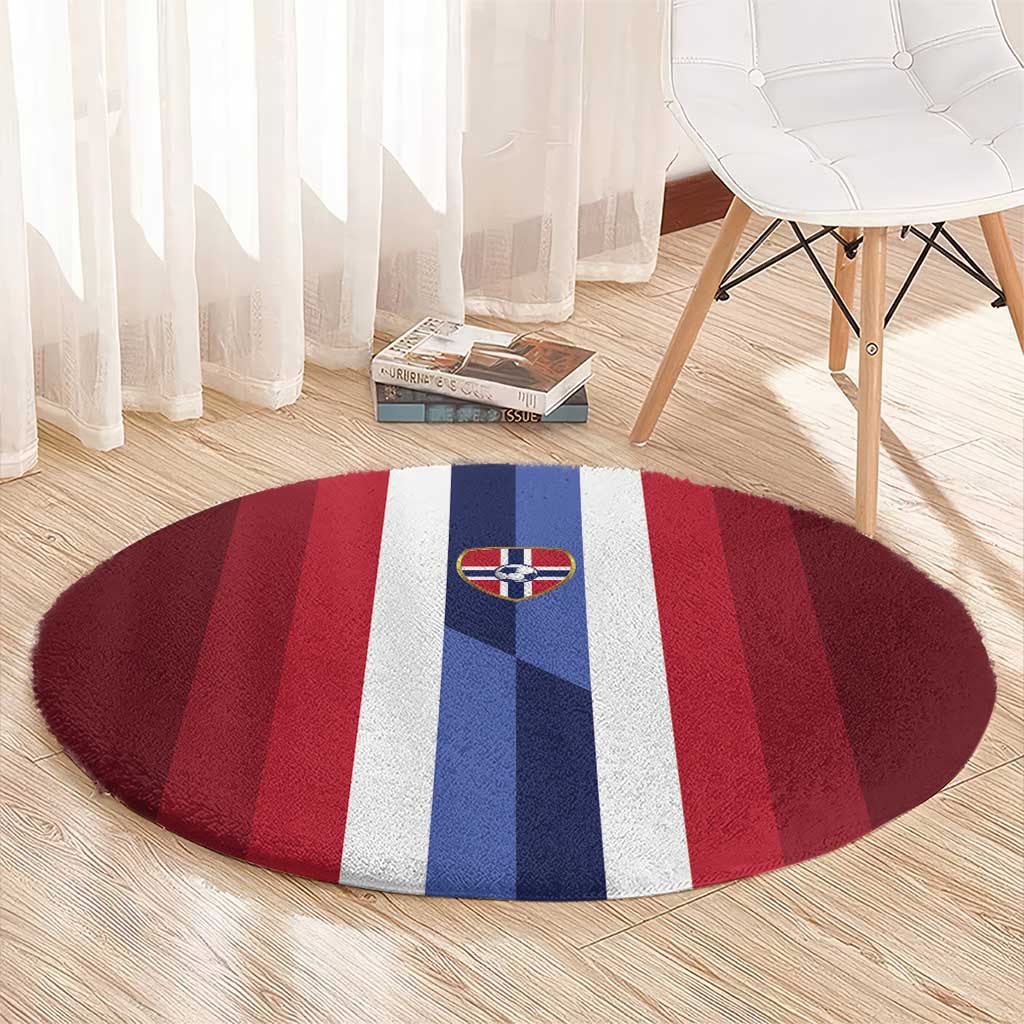 Norway Football 2026 Round Carpet Road To Champions - Wonder Print Shop