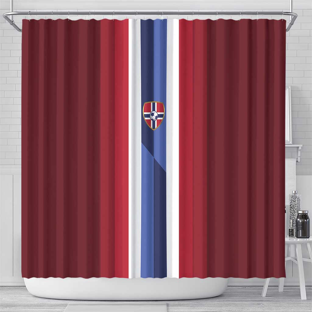 Norway Football 2026 Shower Curtain Road To Champions - Wonder Print Shop